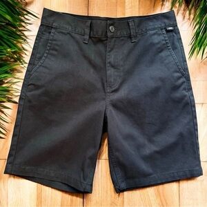 VANS Authentic Chino Relaxed Fit Black Shorts - Size 29